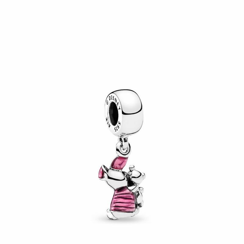 Pandora Australia Disney Piglet Dangle Charm - Sterling Silver | XIVGYK731